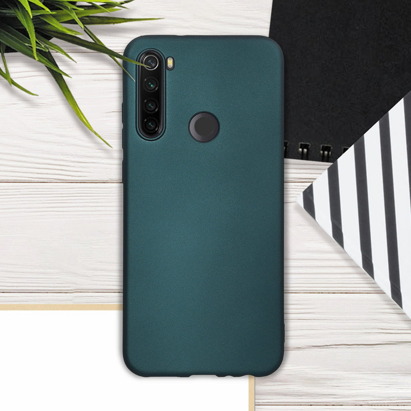 kwmobile Handyhülle für Xiaomi Redmi Note 8T Hülle - Silikon Case schimmernd - Schutzhülle Cover
