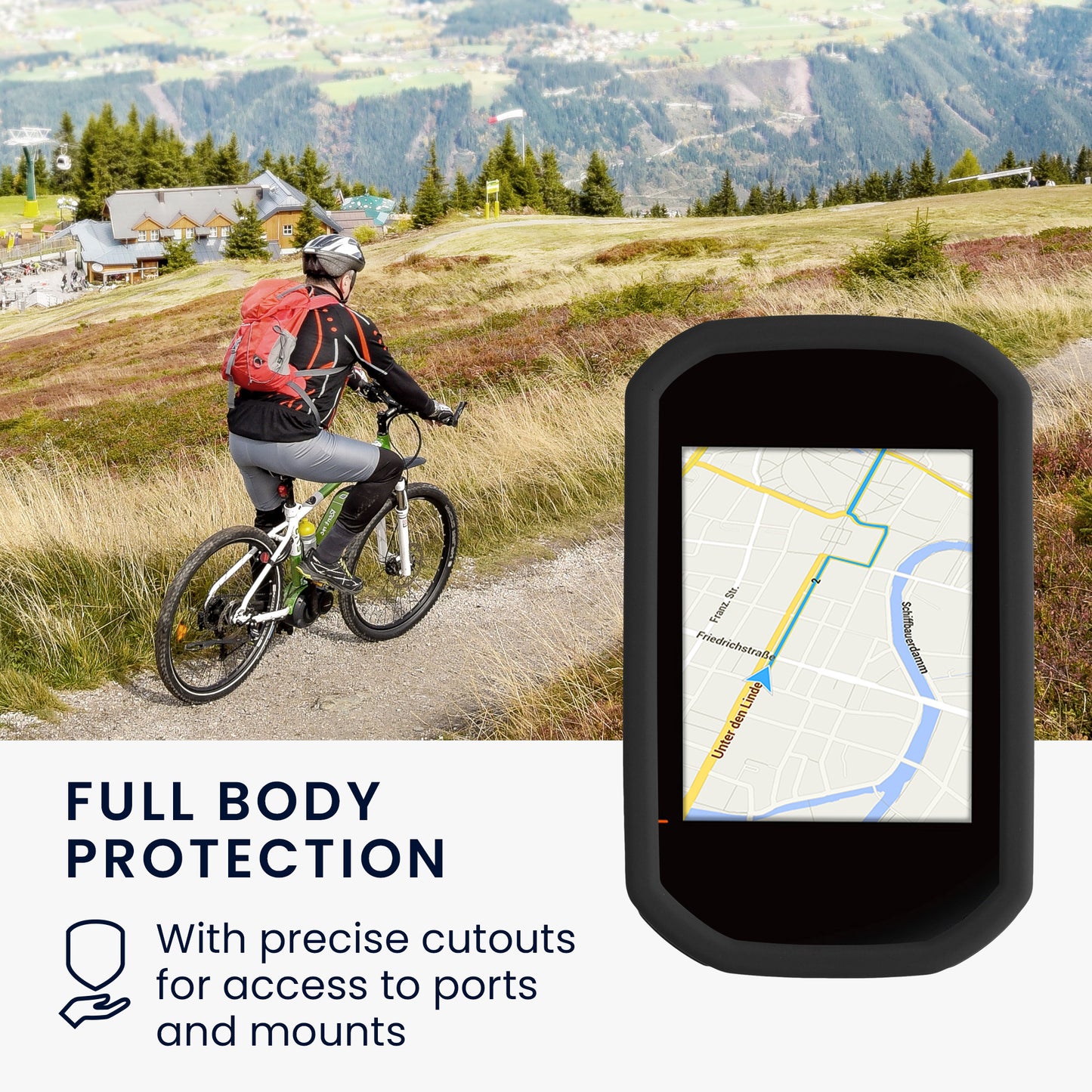 kwmobile Hülle kompatibel mit Bryton Rider 420 / 320 Case Schutzhülle