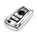 kwmobile Autoschlüssel Hülle kompatibel mit BMW 3-Tasten Funk Autoschlüssel (nur Keyless Go) - Schlüsselhülle Silikon Cover