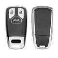 kwmobile Autoschlüssel Hülle kompatibel mit Audi 3-Tasten Smartkey Autoschlüssel (nur Keyless Go) - Schlüsselhülle Silikon Cover