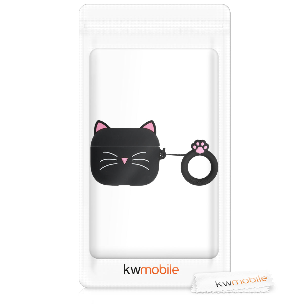 Silikon Hülle für Apple AirPods Pro Katze