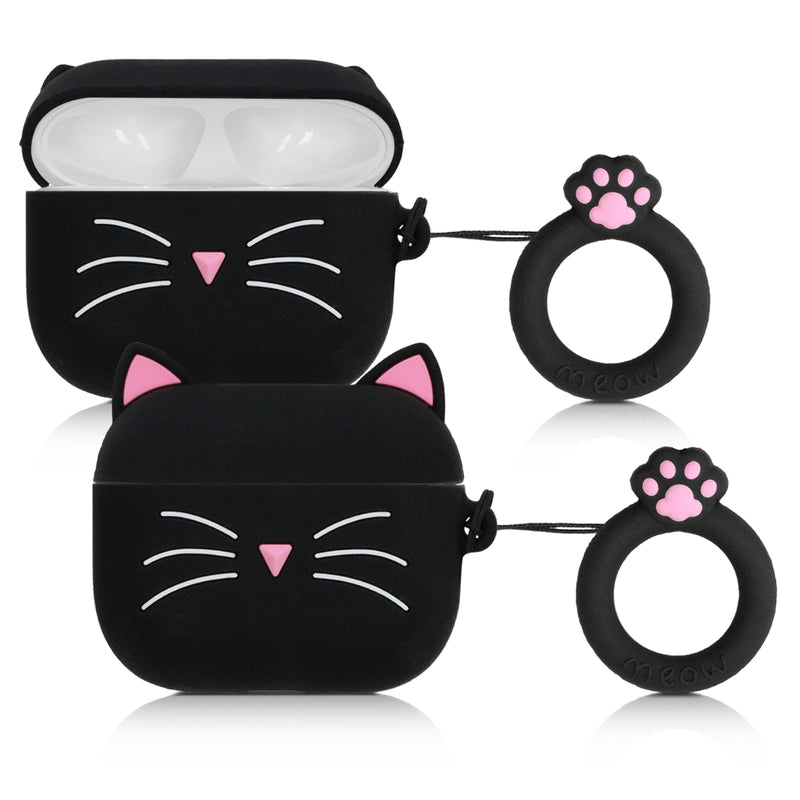 Silikon Hülle für Apple AirPods Pro Katze