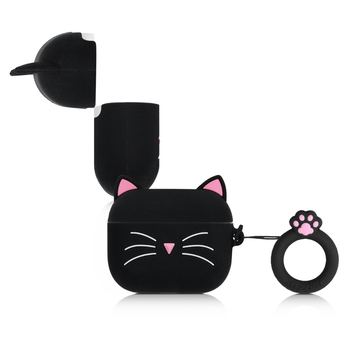 Silikon Hülle für Apple AirPods Pro Katze