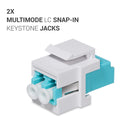 Keystone optisches Netzwerkkabel Multimode