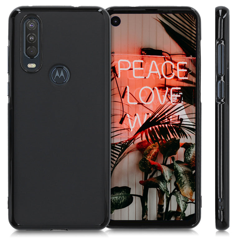 kwmobile Handyhülle für Motorola One Action Hülle Cover Kabelloses Laden Schutzhülle