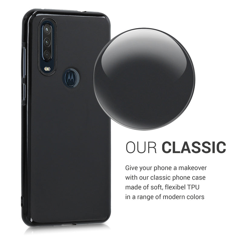 kwmobile Handyhülle für Motorola One Action Hülle Cover Kabelloses Laden Schutzhülle