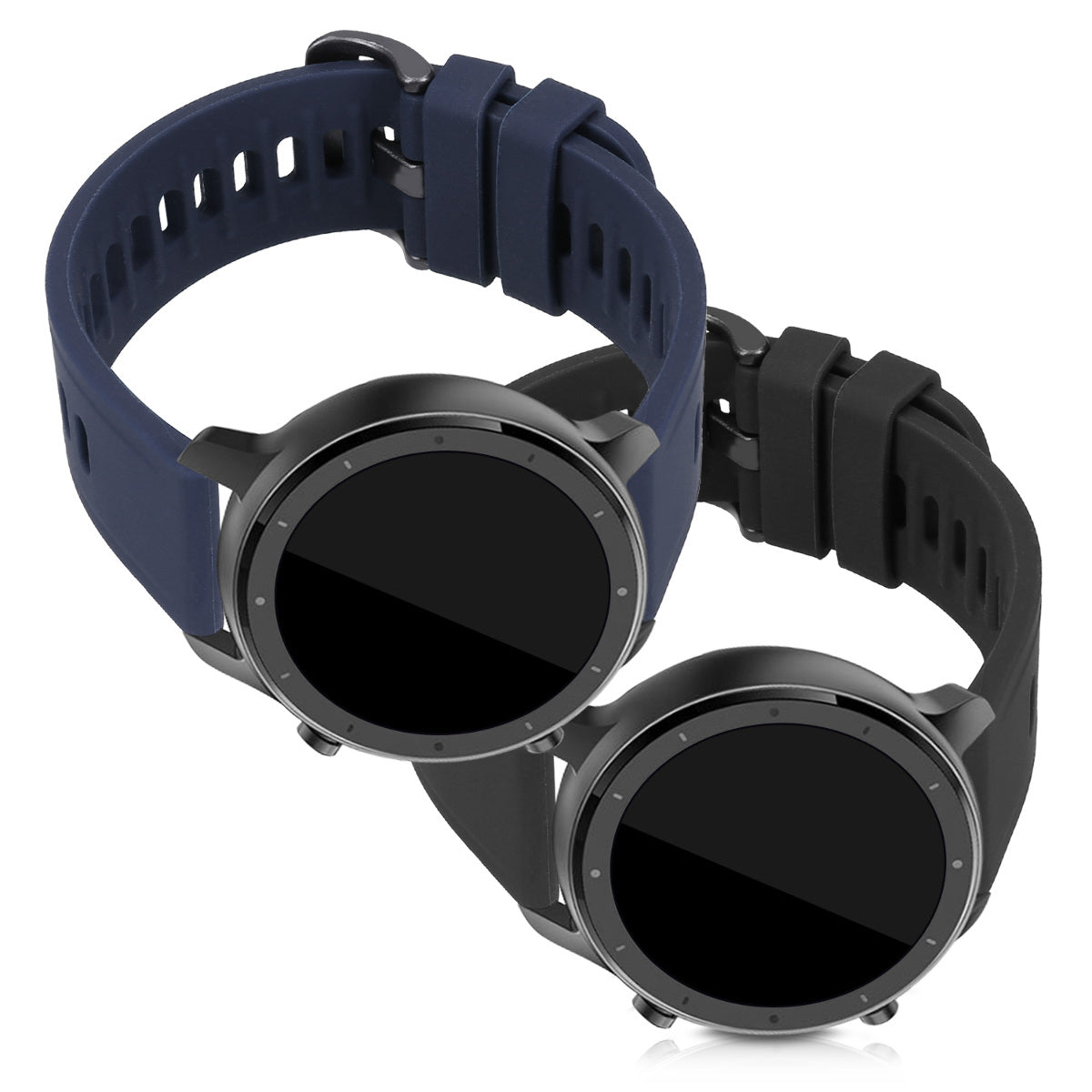kwmobile Uhrenarmband für Huami Amazfit GTR (47mm) / GTR 2 / GTR 2e / GTR3 / GTR 3 Pro Armband Fitnesstracker Band Set Ersatzarmband Smartwatch