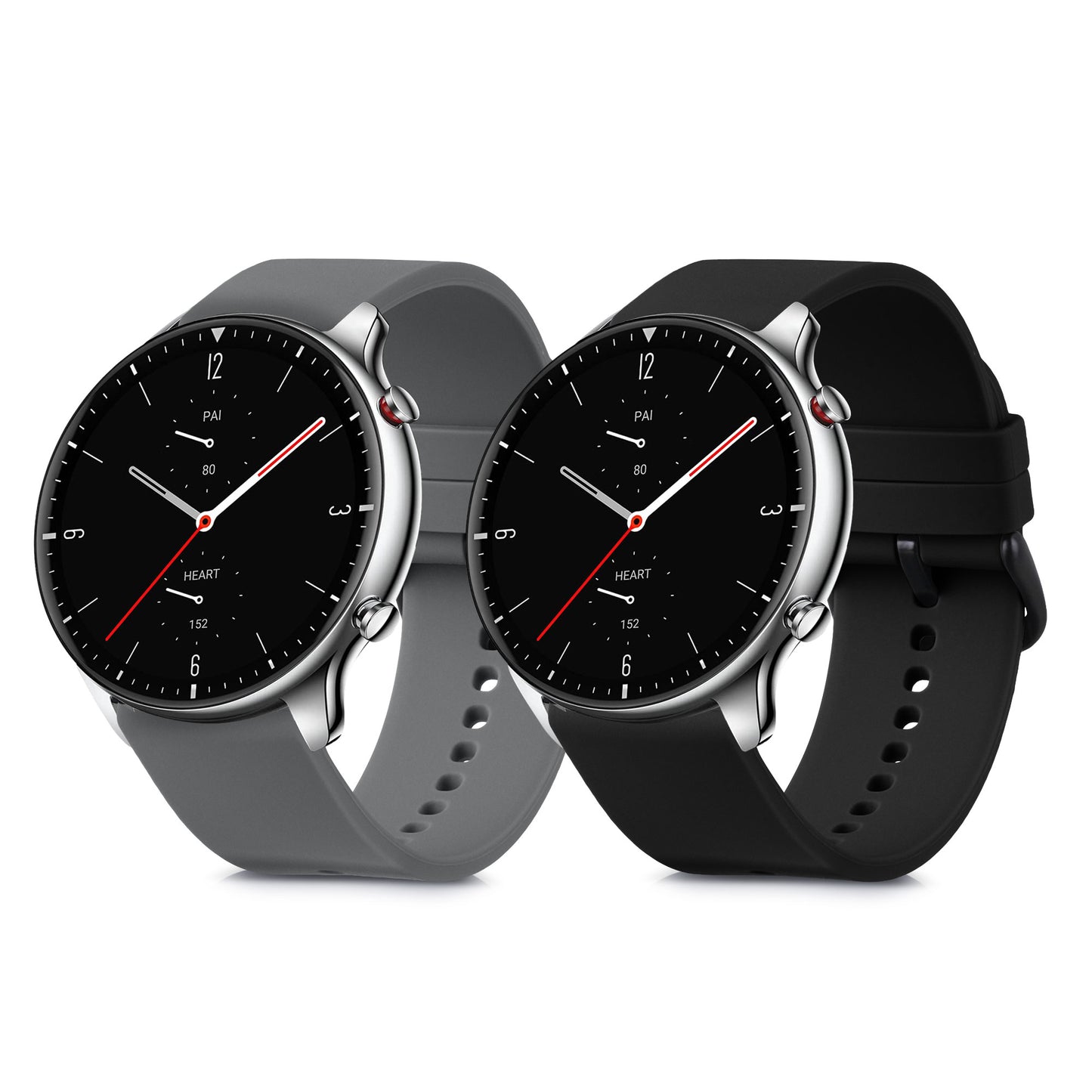 kwmobile Uhrenarmband für Huami Amazfit GTR (47mm) / GTR 2 / GTR 2e / GTR3 / GTR 3 Pro Armband Fitnesstracker Band Set Ersatzarmband Smartwatch