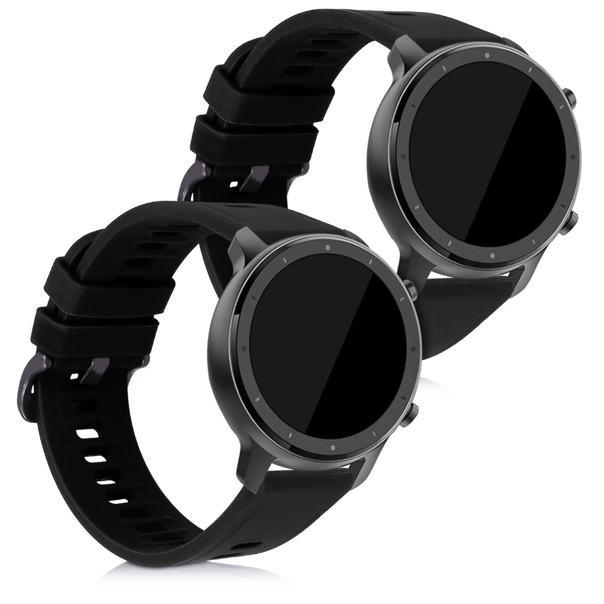 kwmobile Uhrenarmband für Huami Amazfit GTR (47mm) / GTR 2 / GTR 2e / GTR3 / GTR 3 Pro Armband Fitnesstracker Band Set Ersatzarmband Smartwatch