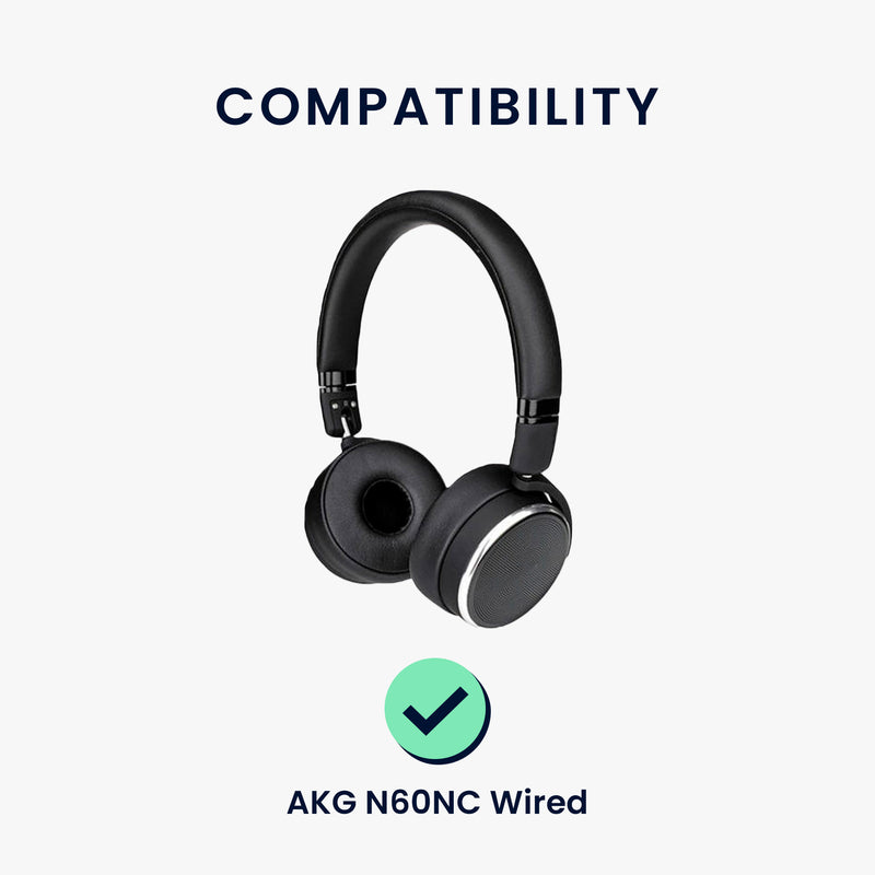 kwmobile Ohr Polster für AKG N60NC Wired Ohrpolster Ersatz Ohrpolster Kopfhörer Ersatzteile Kopfhörer Ersatzpolster Over Ear Headphones