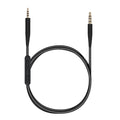 kwmobile Kopfhörerkabel für Bose QuietComfort 35 - Ersatz Kabel 140 cm Mikrofon Lautstärkeregler - 3.5mm Klinke Schwarz  
