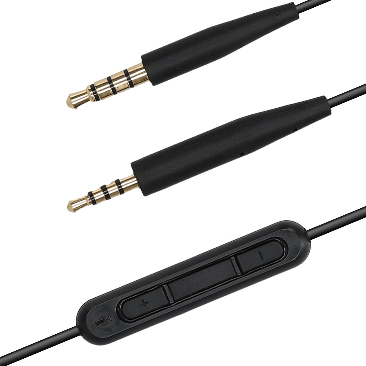 kwmobile Kopfhörerkabel für Bose QuietComfort 35 Ersatz Kabel Mikrofon Lautstärkeregler 3.5mm Klinke