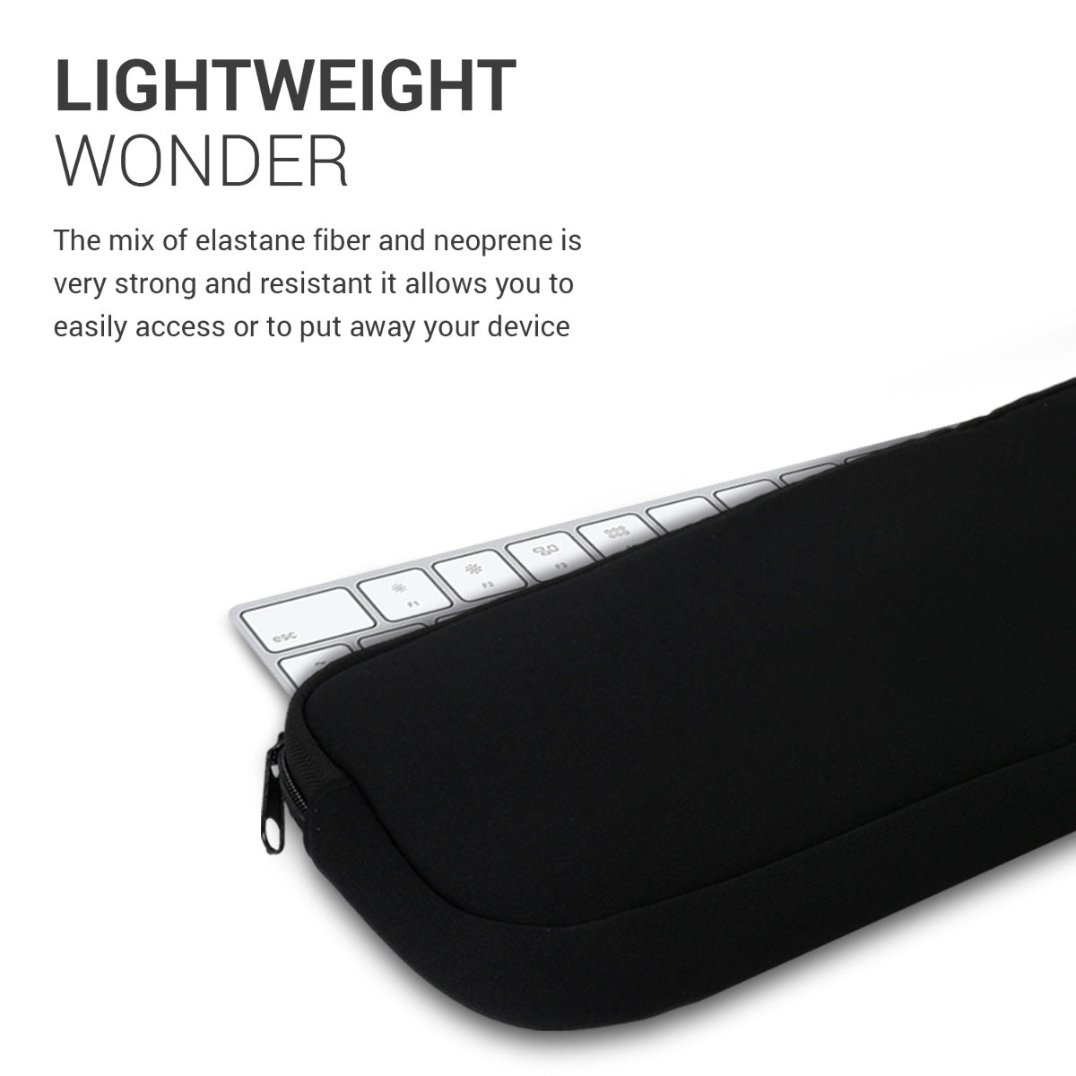 kwmobile Tastatur-Hülle kompatibel mit Apple Magic Keyboard mit Ziffernblock Case Tasche für Tastatur Keyboard