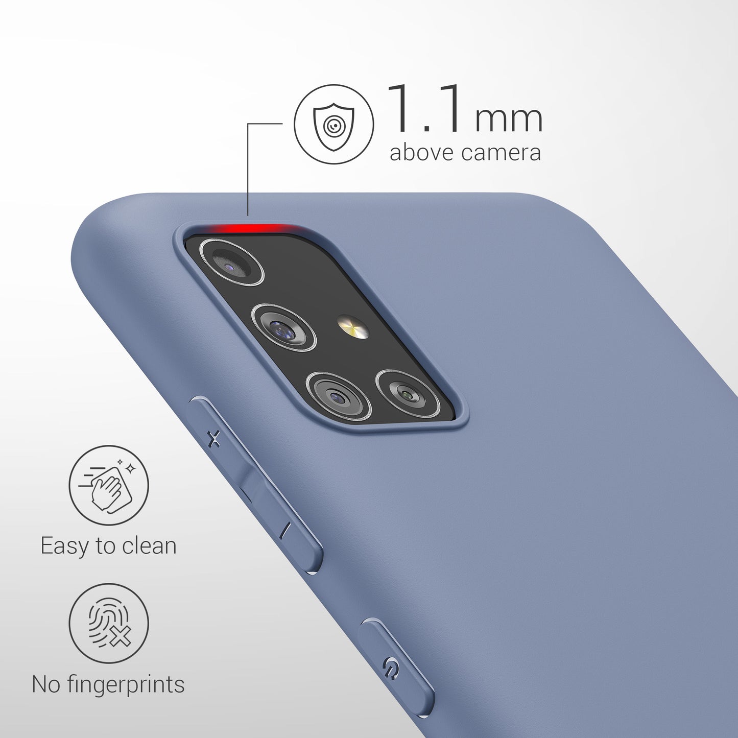 kwmobile Handyhülle für Samsung Galaxy A51 Schutzhülle Cover