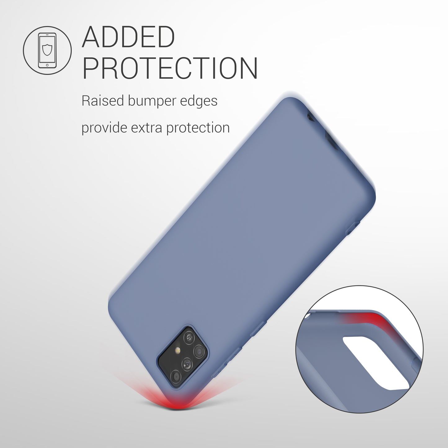 kwmobile Handyhülle für Samsung Galaxy A51 Schutzhülle Cover