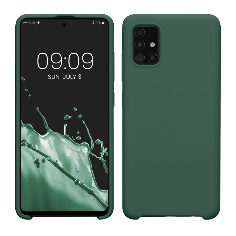 kwmobile Handyhülle für Samsung Galaxy A51 Hülle - Case Silikon - Kabelloses Laden - Schutzhülle Cover