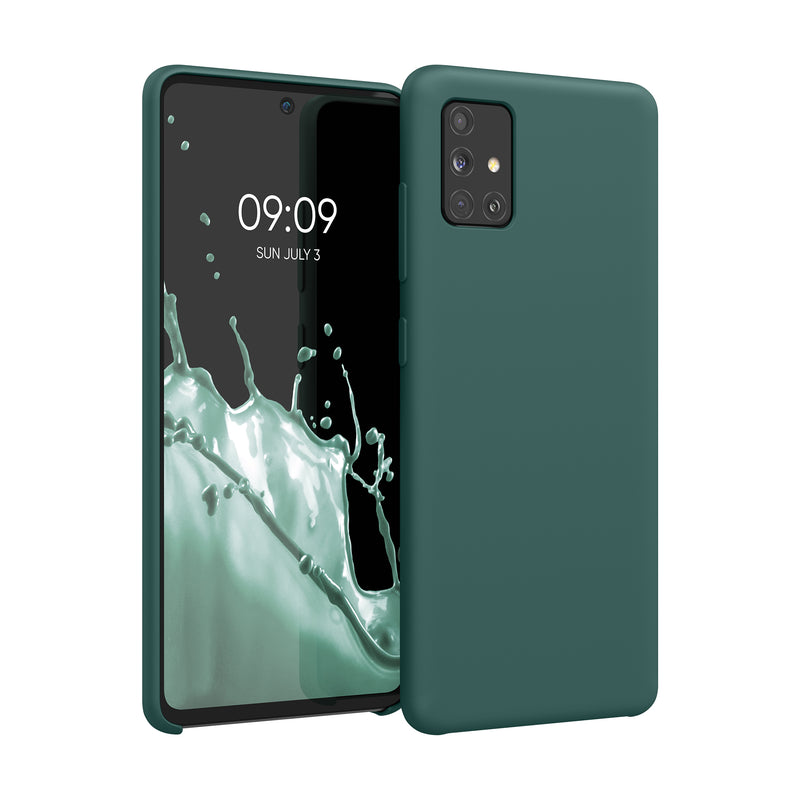 kwmobile Handyhülle für Samsung Galaxy A51 Hülle - Case Silikon - Kabelloses Laden - Schutzhülle Cover