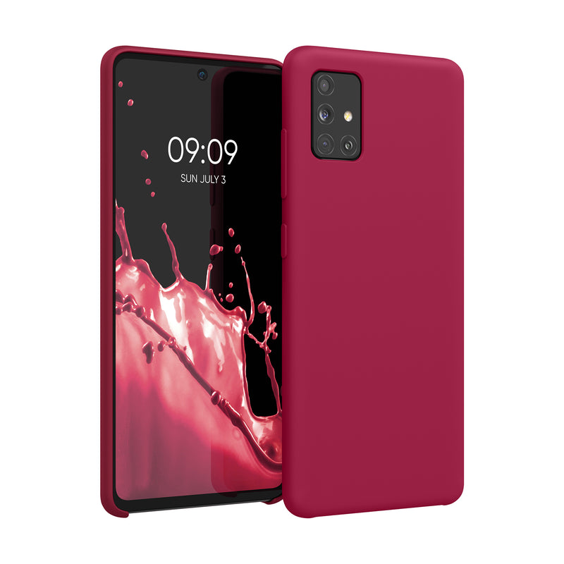 kwmobile Handyhülle für Samsung Galaxy A51 Hülle - Case Silikon - Kabelloses Laden - Schutzhülle Cover
