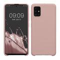 kwmobile Handyhülle für Samsung Galaxy A51 Hülle - Case Silikon - Kabelloses Laden - Schutzhülle Cover