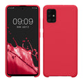 kwmobile Handyhülle für Samsung Galaxy A51 Hülle - Case Silikon - Kabelloses Laden - Schutzhülle Cover