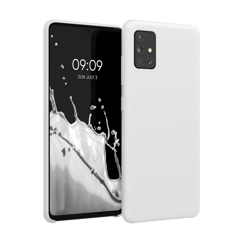 kwmobile Handyhülle für Samsung Galaxy A51 Hülle - Case Silikon - Kabelloses Laden - Schutzhülle Cover