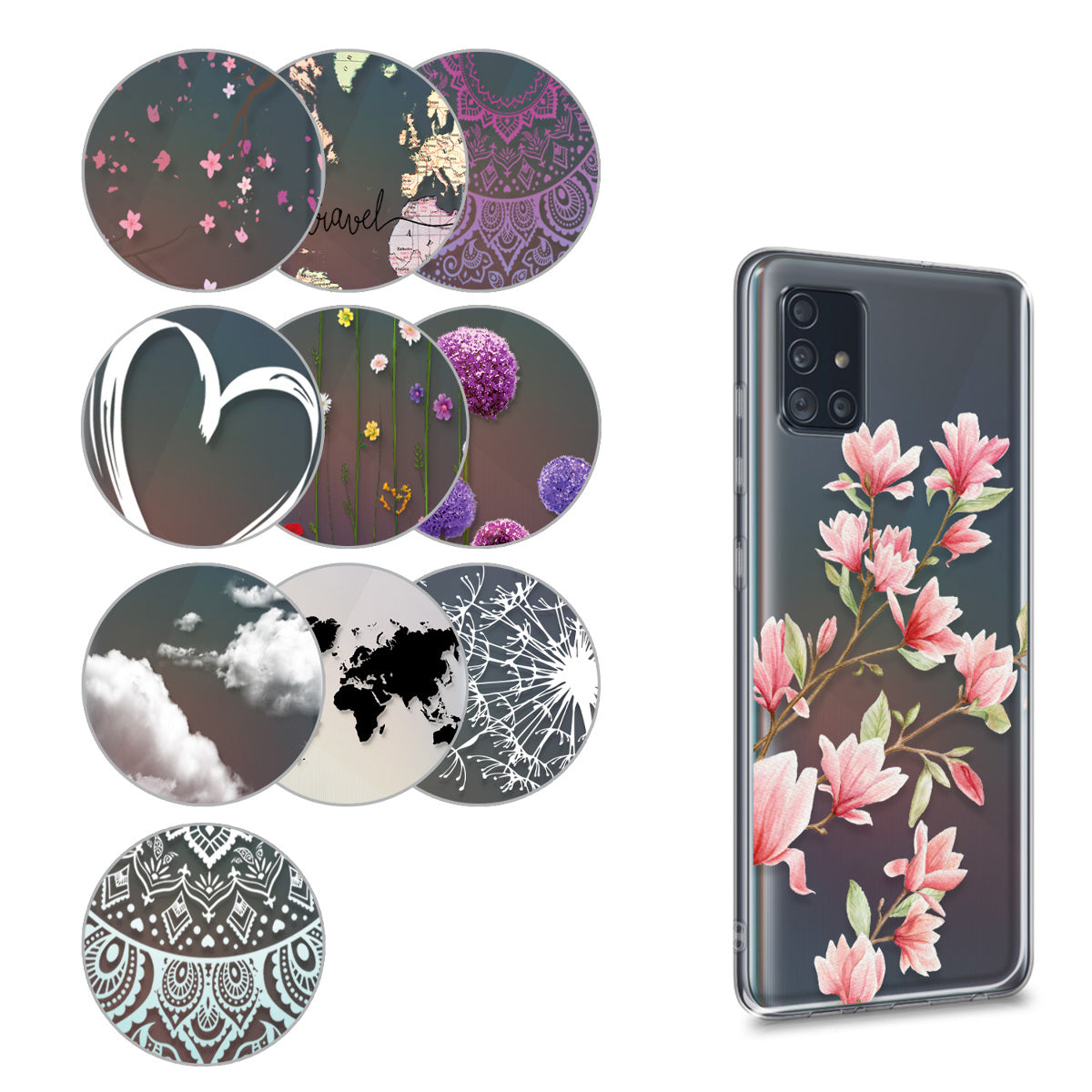 kwmobile Case kompatibel mit Samsung Galaxy A51 - Hülle Silikon transparent