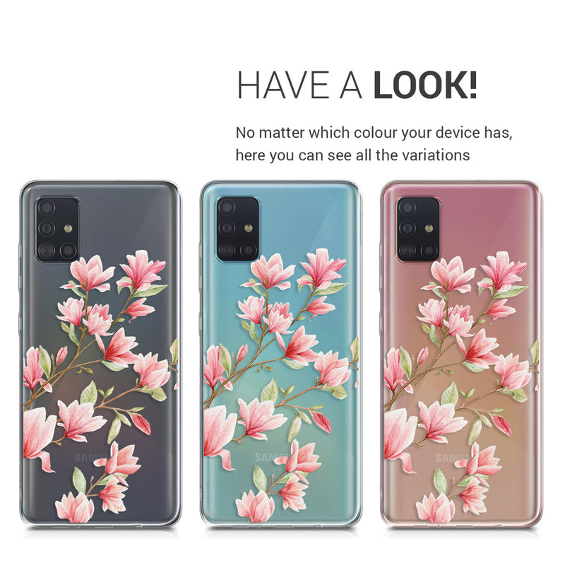 kwmobile Case kompatibel mit Samsung Galaxy A51 - Hülle Silikon transparent