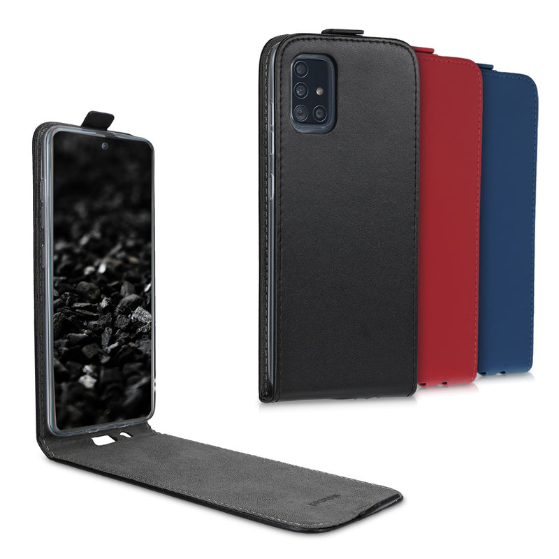 kwmobile Schutzhülle kompatibel mit Samsung Galaxy A51 - Flip Case Handyhülle