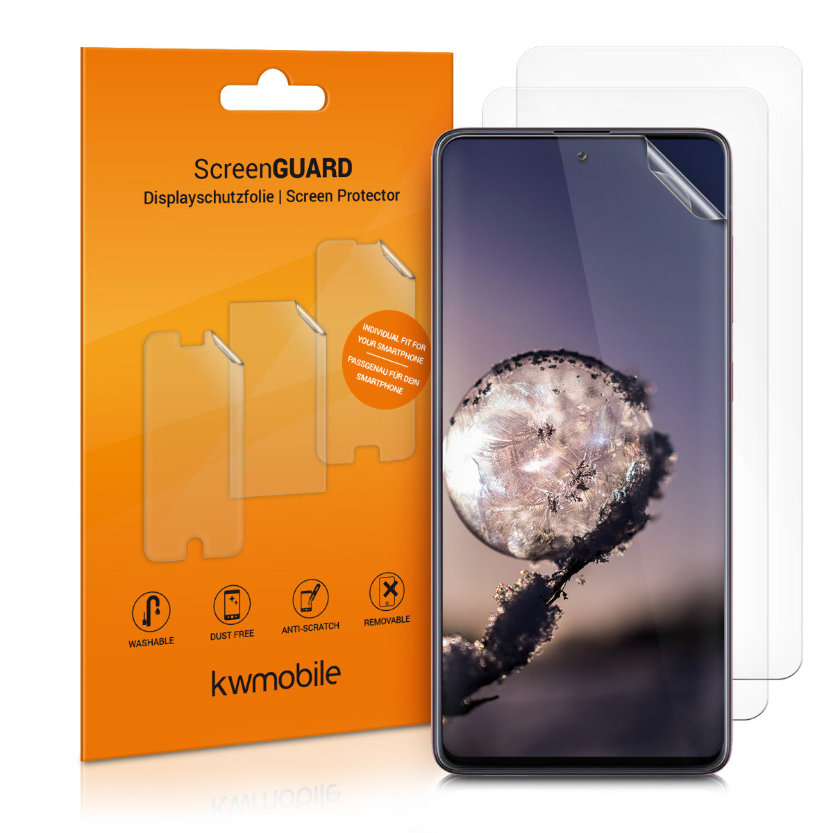 3x Folie kristallklar für Samsung Galaxy A71