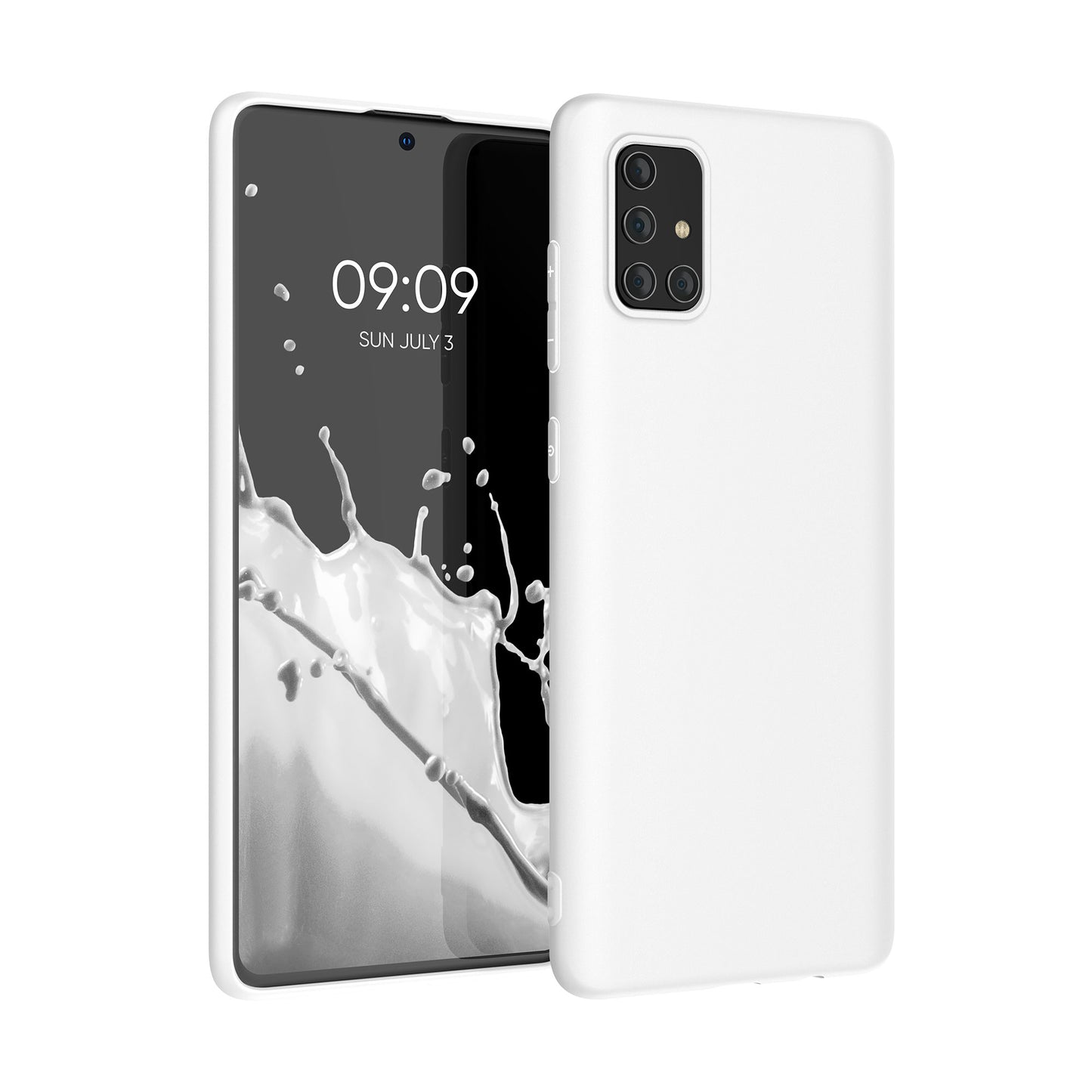 kwmobile Handyhülle für Samsung Galaxy A71 - Kabelloses Laden - Schutzhülle Cover