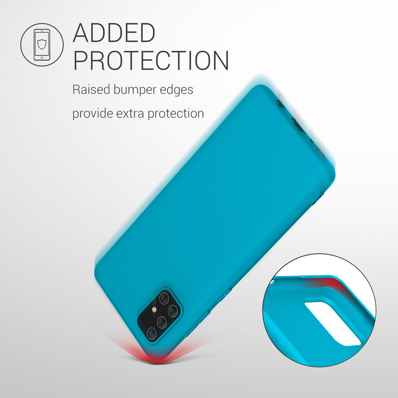 kwmobile Handyhülle für Samsung Galaxy A71 - Kabelloses Laden - Schutzhülle Cover