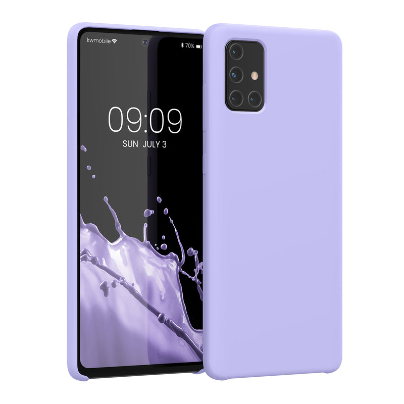 kwmobile Handyhülle für Samsung Galaxy A71 Hülle - Case Silikon - Kabelloses Laden - Schutzhülle Cover