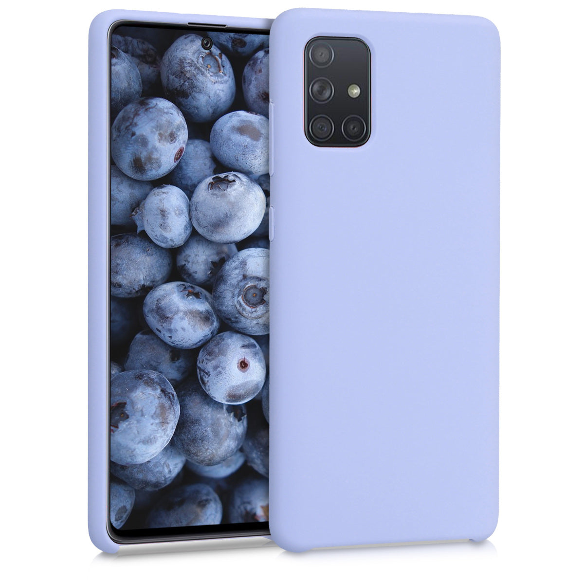 kwmobile Handyhülle für Samsung Galaxy A71 Hülle - Case Silikon - Kabelloses Laden - Schutzhülle Cover