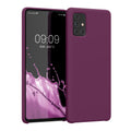 kwmobile Handyhülle für Samsung Galaxy A71 Hülle - Case Silikon - Kabelloses Laden - Schutzhülle Cover