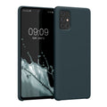 kwmobile Handyhülle für Samsung Galaxy A71 Hülle - Case Silikon - Kabelloses Laden - Schutzhülle Cover