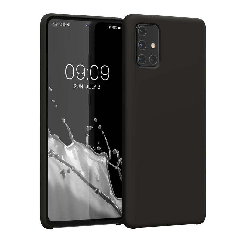 kwmobile Handyhülle für Samsung Galaxy A71 Hülle - Case Silikon - Kabelloses Laden - Schutzhülle Cover