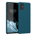 kwmobile Handyhülle für Samsung Galaxy A71 Hülle - Case Silikon - Kabelloses Laden - Schutzhülle Cover