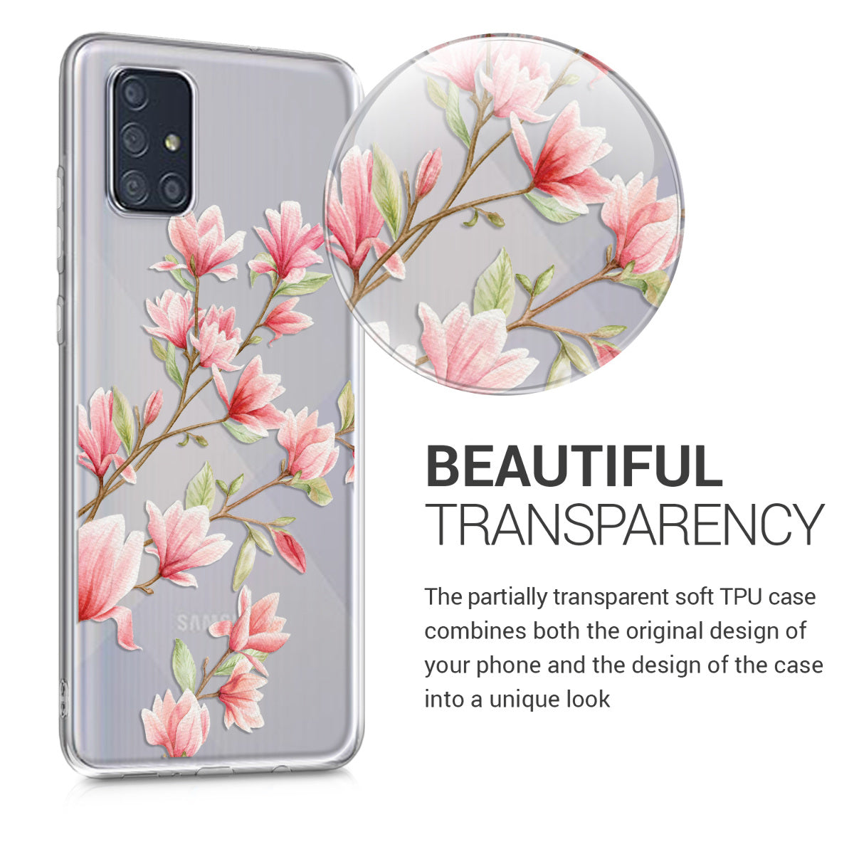 kwmobile Case kompatibel mit Samsung Galaxy A71 - Hülle Silikon transparent