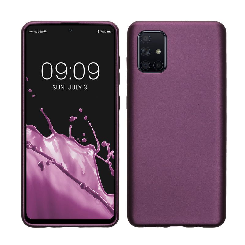 kwmobile Handyhülle für Samsung Galaxy A71 Hülle - Silikon Case schutzhülle Cover