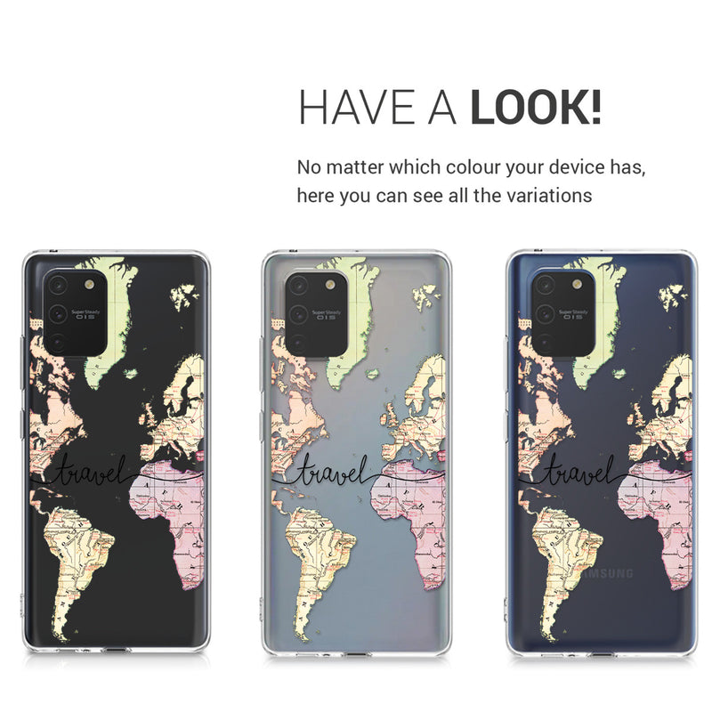 kwmobile Case kompatibel mit Samsung Galaxy S10 Lite - Hülle Silikon transparent