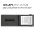 kwmobile Hülle kompatibel mit Kobo Glo HD / Touch 2.0 - mit Handschlaufe und Ständer - e-Reader Schutzhülle