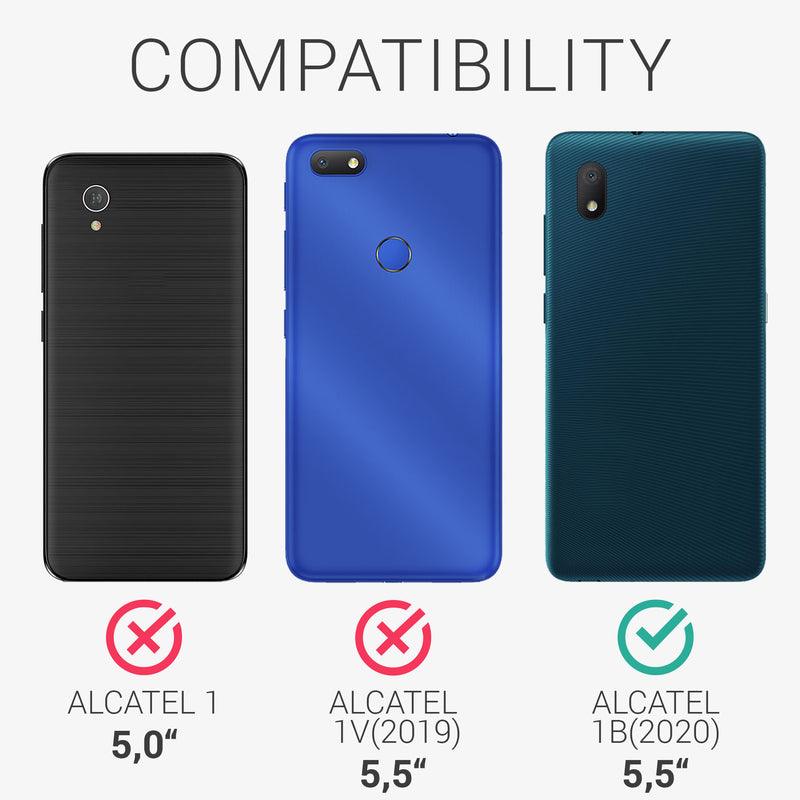 TPU Hülle für Alcatel 1B (2020) in Karibikblau