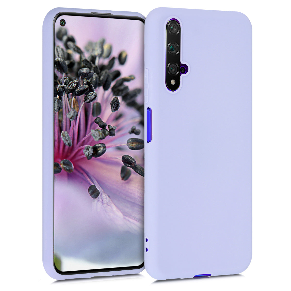 kwmobile Handyhülle für Huawei Nova 5T Hülle - Kabelloses Laden - Schutzhülle Cover