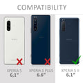 kwmobile Handyhülle für Sony Xperia 5 II Hülle - Kabelloses Laden - Schutzhülle Cover