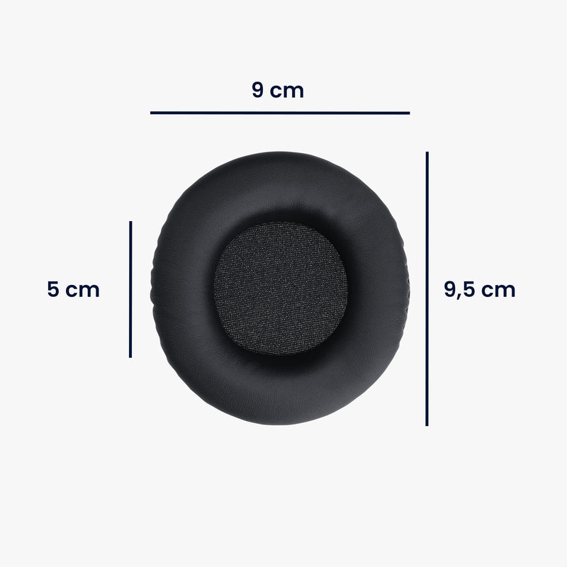 kwmobile Ohr Polster für Pioneer HDJ 2000/1000/1500 Ohrpolster Ersatz Kopfhörer Ersatzteile Over Ear Headphones