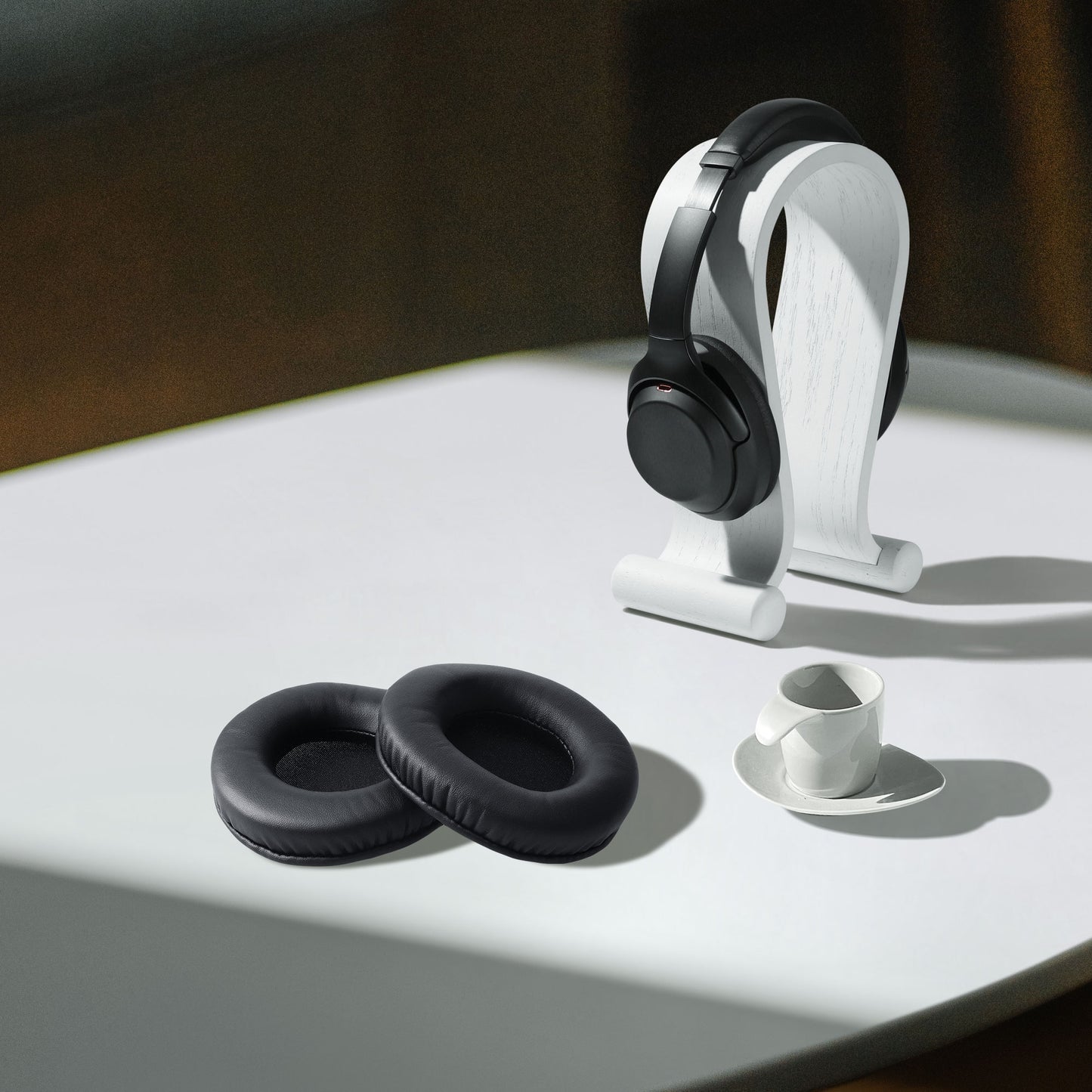 kwmobile Ohr Polster für Pioneer HDJ 2000/1000/1500 Ohrpolster Ersatz Kopfhörer Ersatzteile Over Ear Headphones