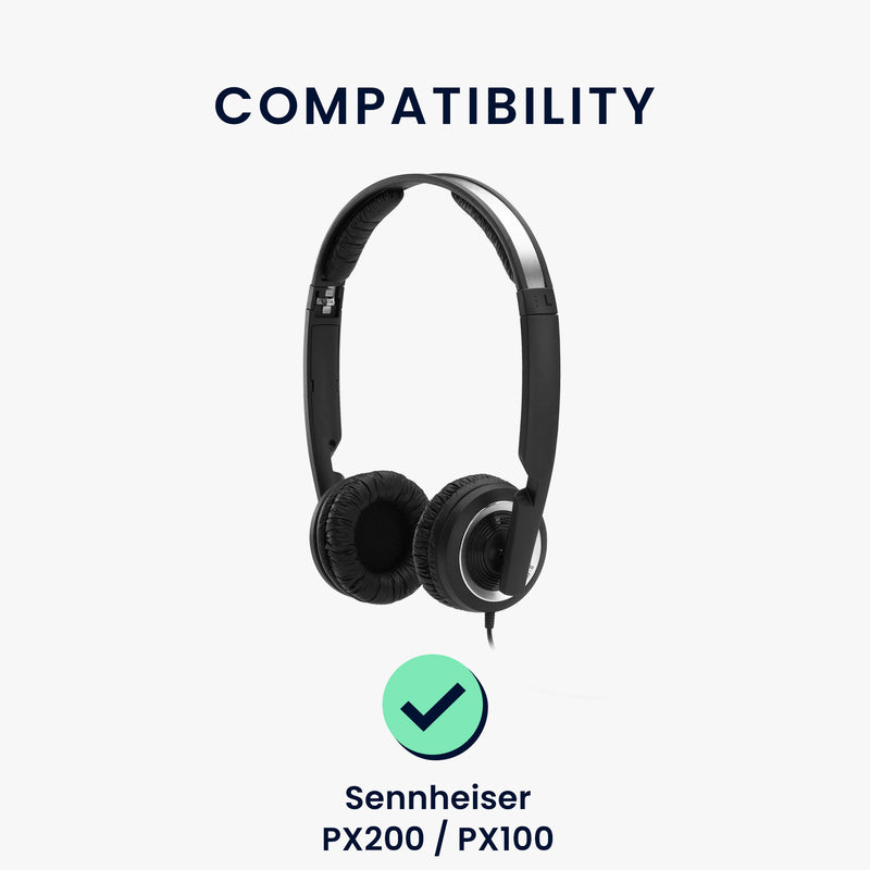 kwmobile Ohr Polster für Sennheiser PX200 / PX100 Ohrpolster Ersatzteile Kopfhörer Ersatzpolster für Over Ear Headphones
