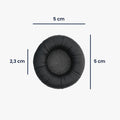 kwmobile Ohr Polster für Sennheiser PX200 / PX100 Ohrpolster Ersatzteile Kopfhörer Ersatzpolster für Over Ear Headphones
