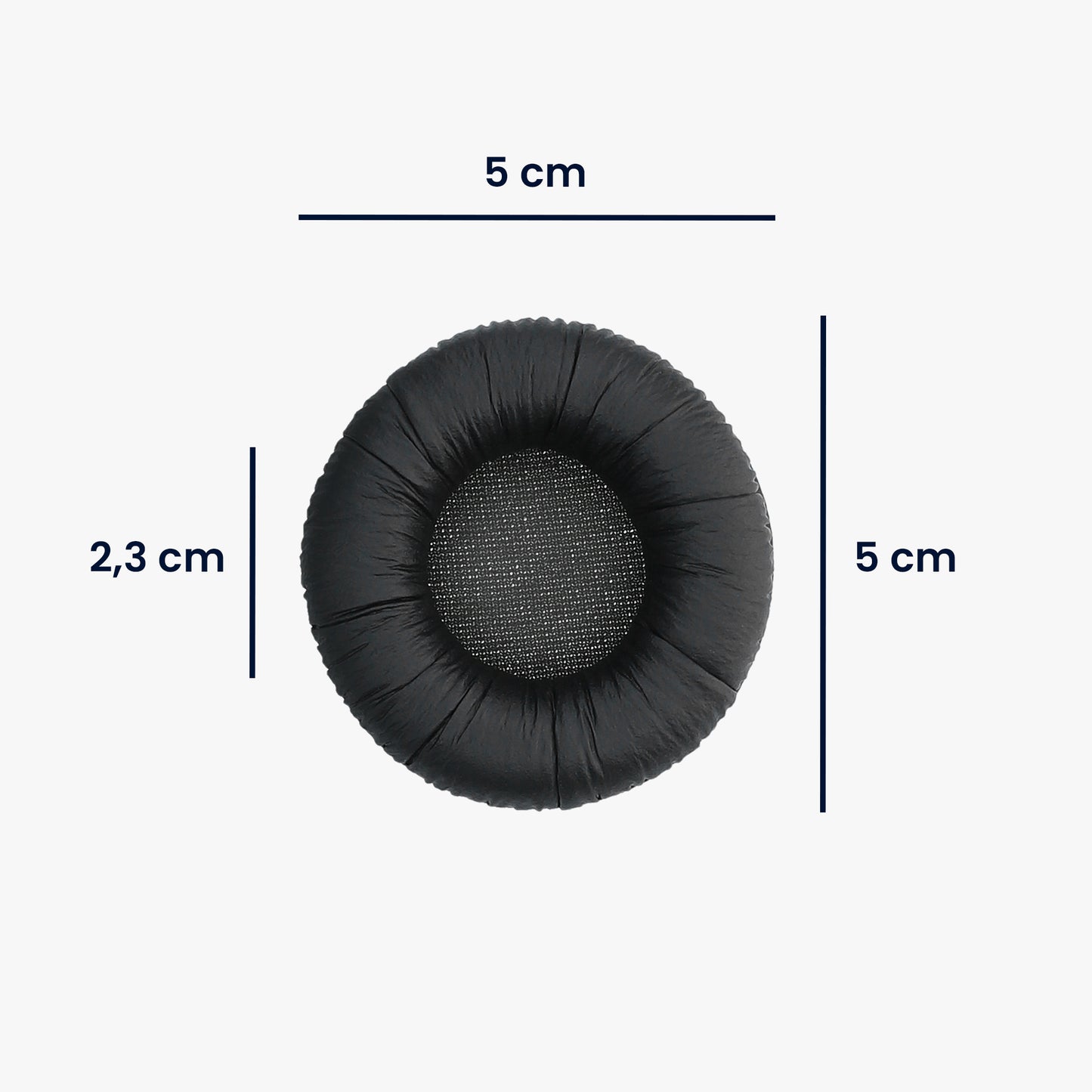 kwmobile Ohr Polster für Sennheiser PX200 / PX100 Ohrpolster Ersatzteile Kopfhörer Ersatzpolster für Over Ear Headphones