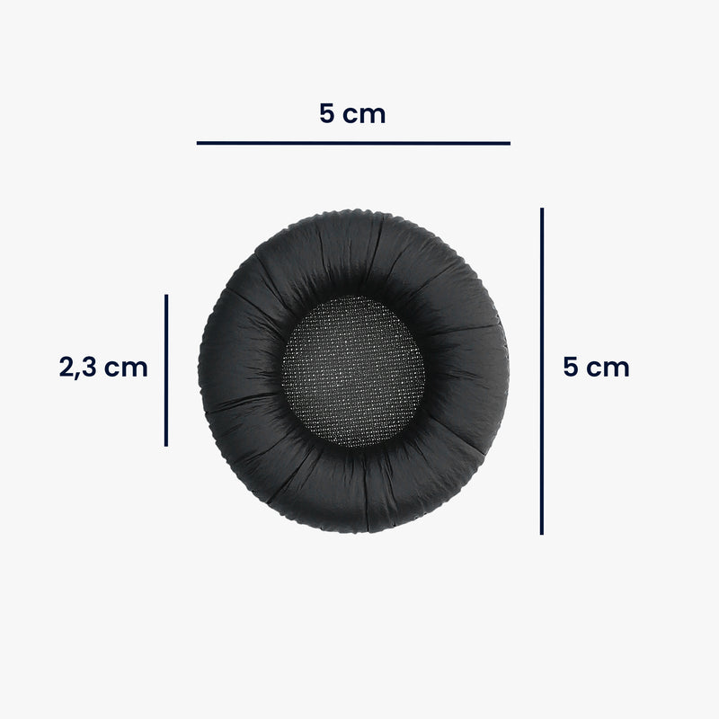 kwmobile Ohr Polster für Sennheiser PX200 / PX100 Ohrpolster Ersatzteile Kopfhörer Ersatzpolster für Over Ear Headphones